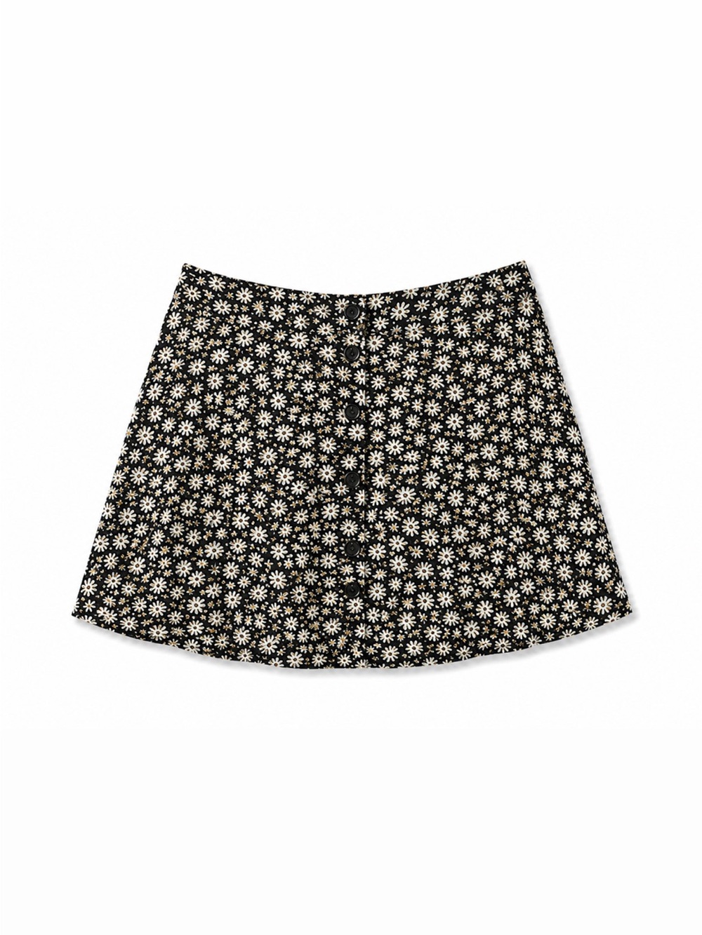 ♡ 2/$20 ♡ F21 Daisy Floral Button-Front Skater Skirt | Size 26